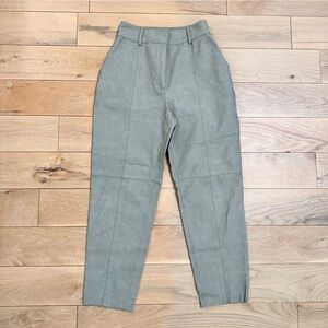 Zara Tan Faux Leather Pants